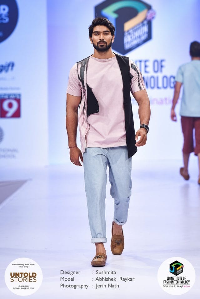 JD Annual Design Awards 2016 – Untold Stories : “CRINKLE STROKE” Designer : Sushmita Photography : Jerin Nath