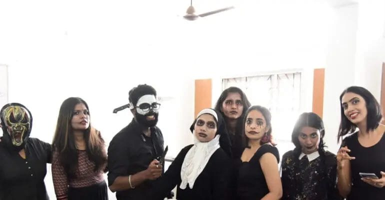 Halloween A Grown Up Celebration at JD Institute Goa 19