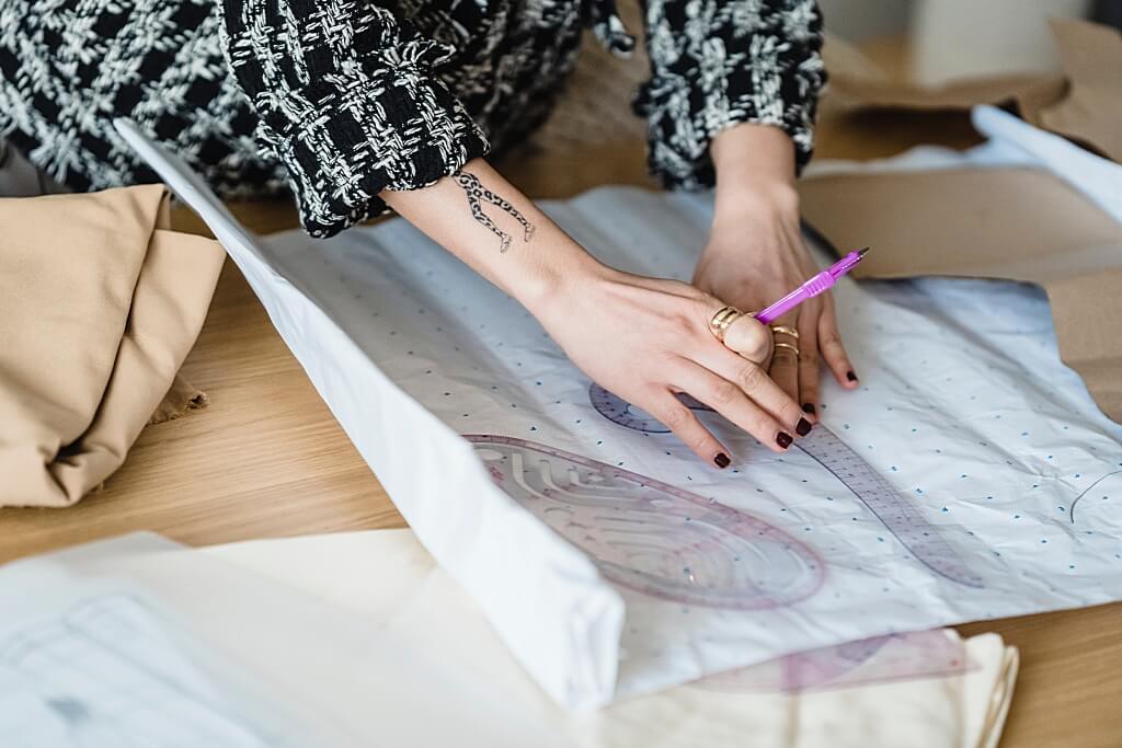 Tools used for pattern making and garment construction